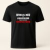 Tricou unisex cu mesaj sarcastic „Nivelul meu de sarcasm depășește nivelul de stupiditate” – negru