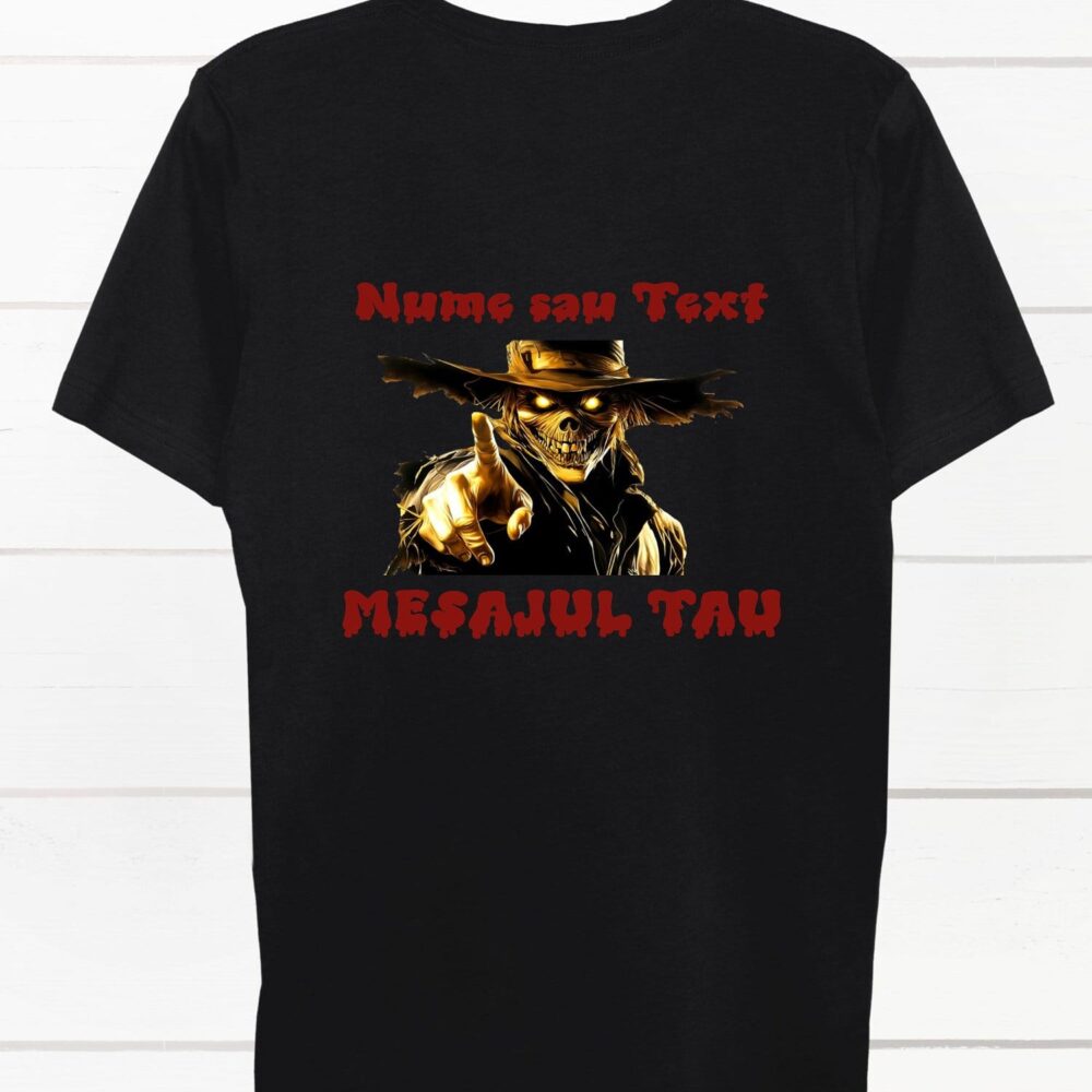 Tricou personalizat Halloween bărbați – Nu te privesc, te număr -  Cadou scary si amuzant