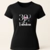 Tricou aniversar 30 ani femei negru “30 and Fabulous” – cadou pentru zi de naștere