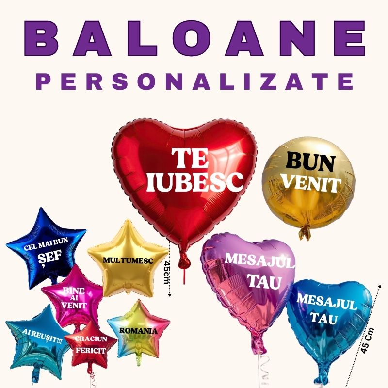 Baloane personalizate din folie – 45 cm