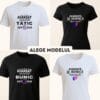 Tricou anunț sarcină personalizat Avansat la - Mamica /Tatic / Bunic / Bunica – alege modelul preferat - overview - alb-negru. Cadou unisex pentru anunțul sarcinii