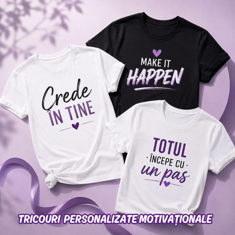 Tricouri Motivaționale si Inspirationale