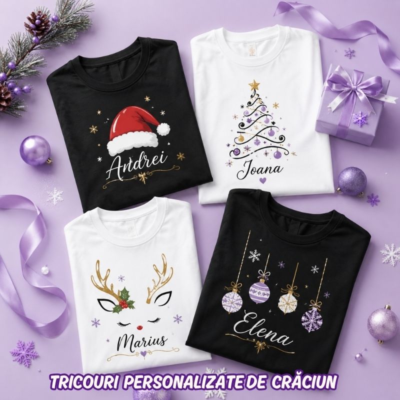 Tricouri personalizate Crăciun