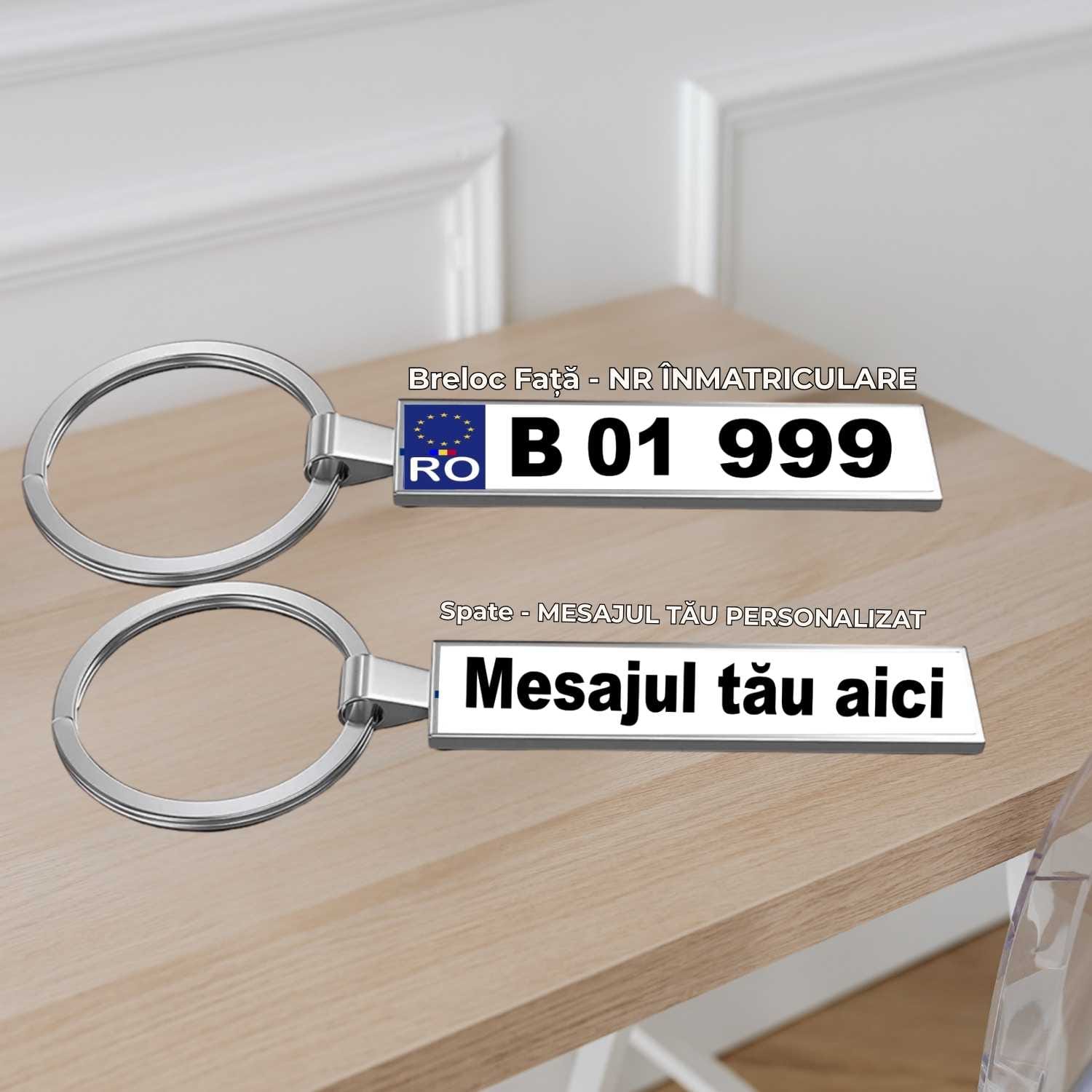 breloc-auto-personalizat-numar-inmatriculare-fata-spate-cadou-sofer Breloc auto personalizat cu număr de înmatriculare și mesaj. Cadou rapid pentru orice ocazie - șoferi/șoferițe