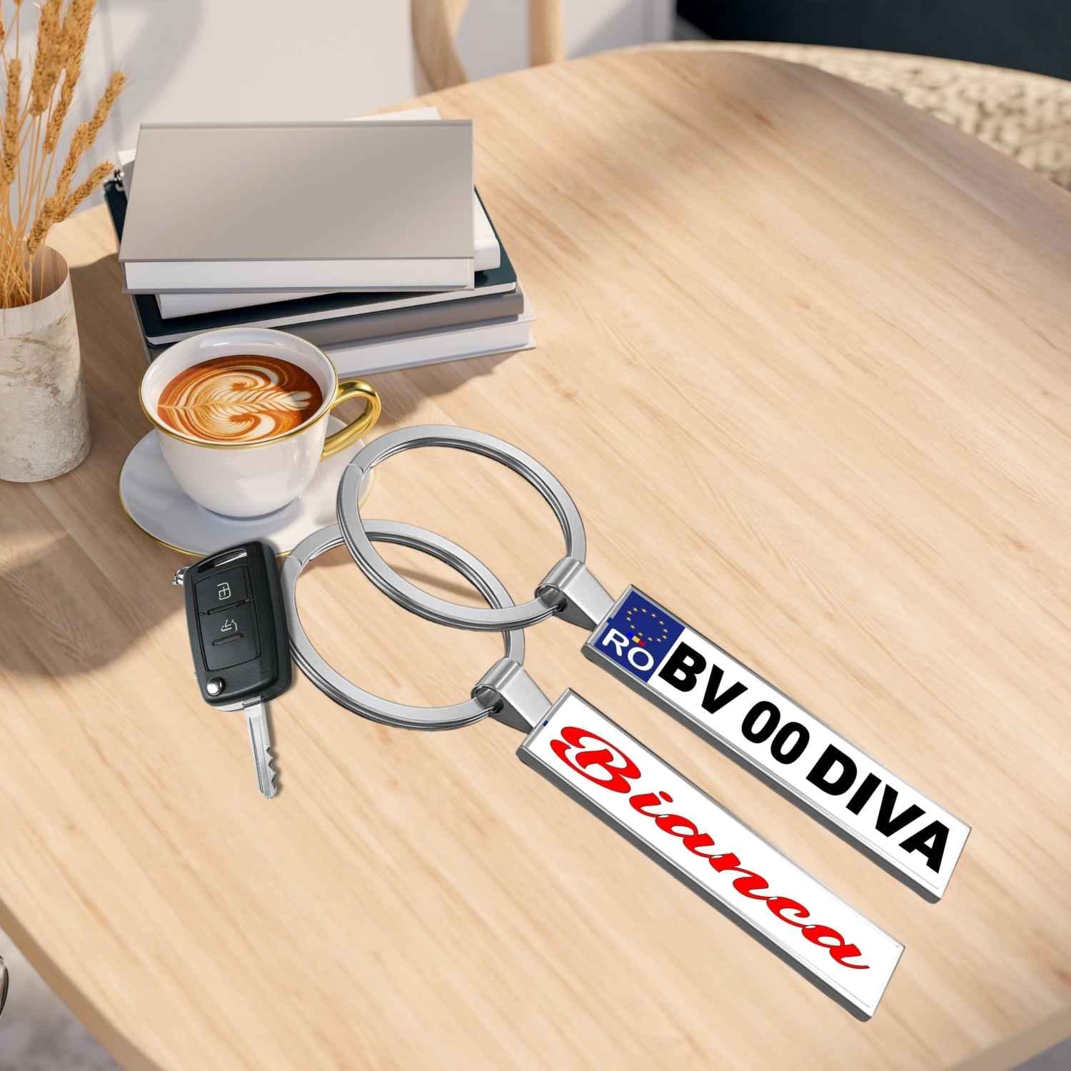 breloc-personalizat-numar-auto-fata-nume-sau-mesaj-spate Breloc personalizat auto față/spate. Număr de înmatriculare pe față, și nume, sau mesaj pe spate. Cadou util, rapid și foarte apreciat.