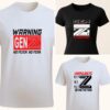 Tricou personalizat unisex Gen Z cu 3 modele statement, mesaj rebel pentru generația Z