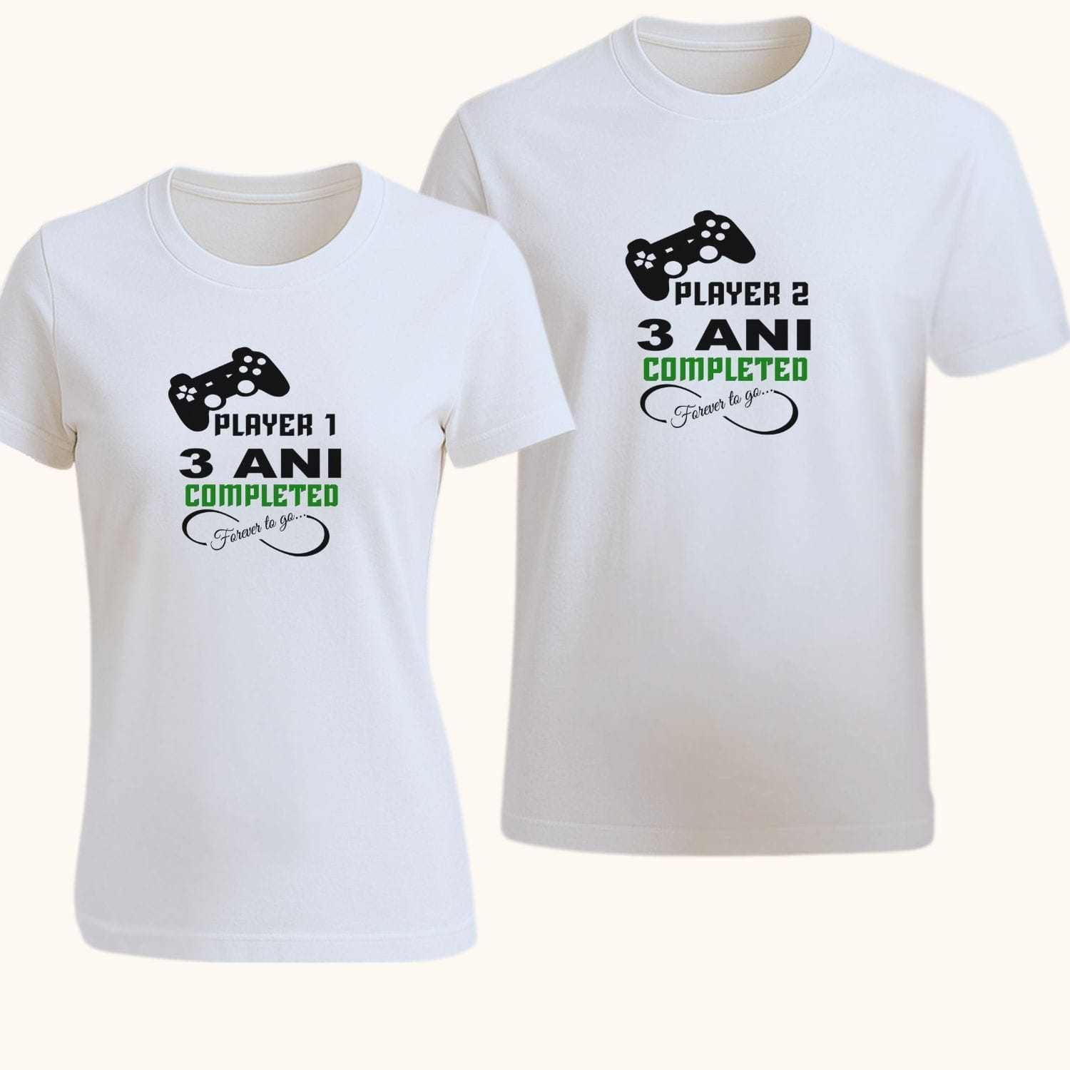 tricouri-cuplu-gaming-aniversare-player1-player2-ani-completed-01 Tricouri cuplu personalizate gaming „Player 1 / Player 2 – ani completed”, set aniversar