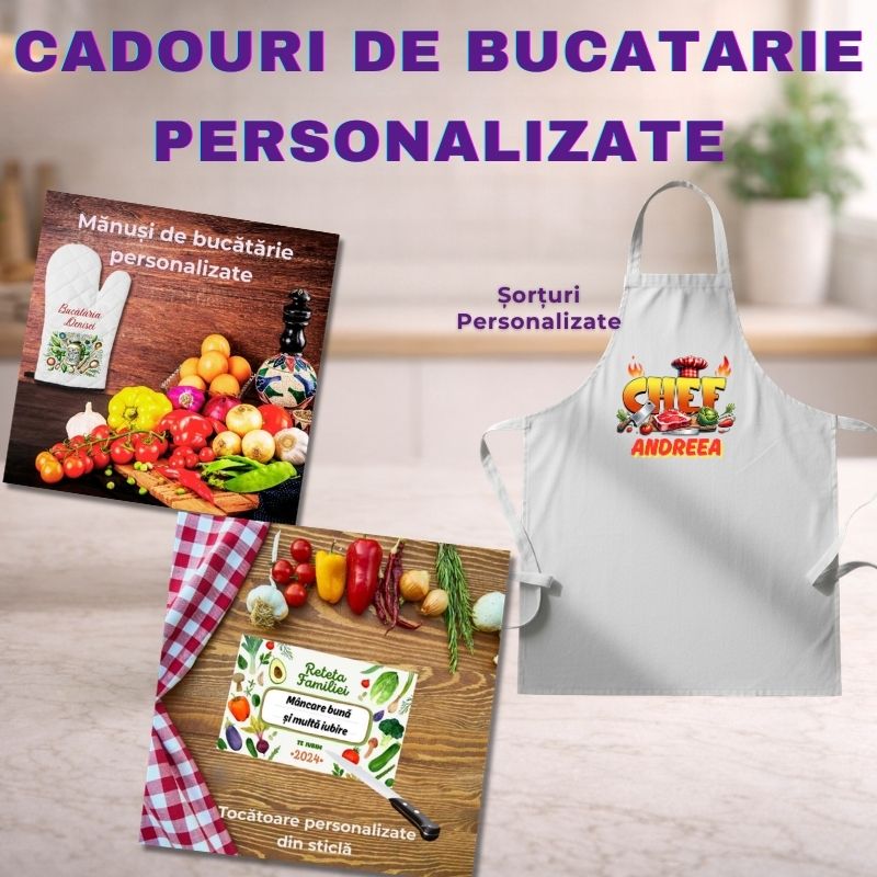 Cadouri bucătărie personalizate