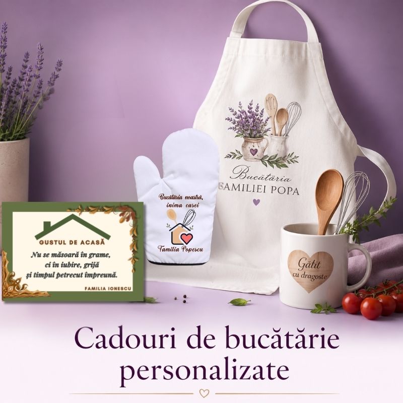 Cadouri bucătărie personalizate