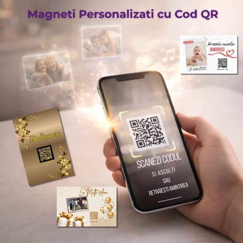 Magneți cu cod QR
