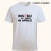 Tricu născut în aprilie personalizat Invincibilii. Cadou aniversar de zi de naștere unisex