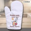 Mănușă de bucătărie personalizată pentru casă nouă. Model - Bucătăria noastră, inima casei, cadou personalizat pentru familie și casă nouă