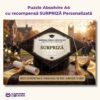 Puzzle absolvire personalizat cu recompensă surpriză. A4, cu nume, mesaj și recompensă, cadou interactiv premium pentru absolvent la final de an