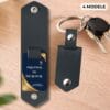Breloc corporate personalizat premium pentru parteneri si colaboratori, model Partener de Incredere