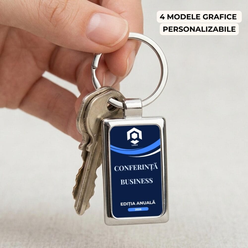 Breloc personalizat conferinte și evenimente business, model Conferinta Business - ediția anuală