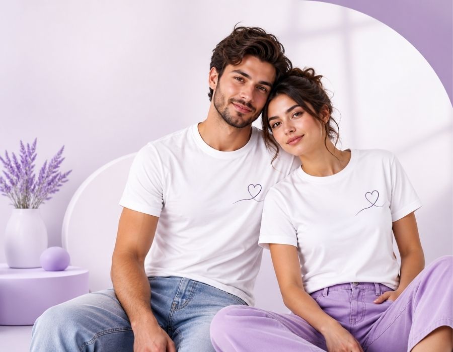 Tricouri personalizate pentru cupluri – seturi creative pentru cadouri în doi